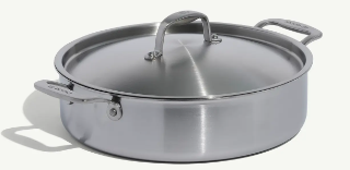 MADE IN STAINLESS CLAD RONDEAU & LID 6QT
