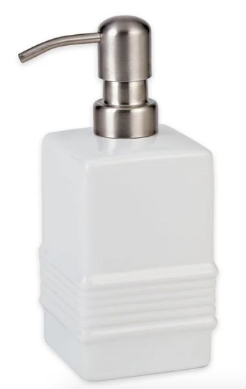 STONEWARE SOAP PUMP