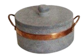 SOAPSTONE POT W/LID 3QT