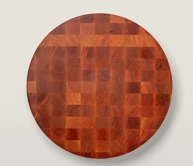 BOOS ROUND CHERRY END GRAIN CHOPPING BLOCK