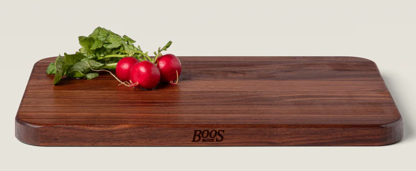 BOOS WALNUT CUTTING BOARD 17"x12"x1"