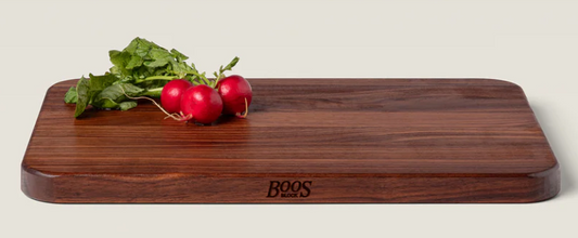 BOOS WALNUT CUTTING BOARD 17"x12"x1"