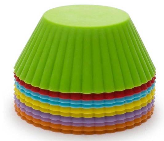 DISC. SILICONE BAKE CUPS SET/12