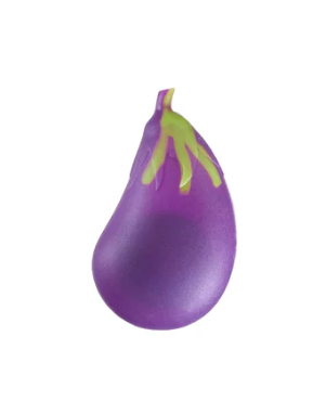 EGGPLANT BOTTLE STOPPER