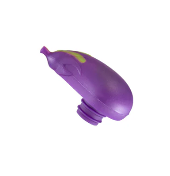 EGGPLANT BOTTLE STOPPER