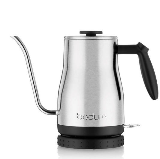 BODUM BISTRO ELECTRIC GOOSENECK WATER KETTLE 34OZ