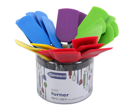 SILICONE MINI TURNER (ASSORTED COLORS)