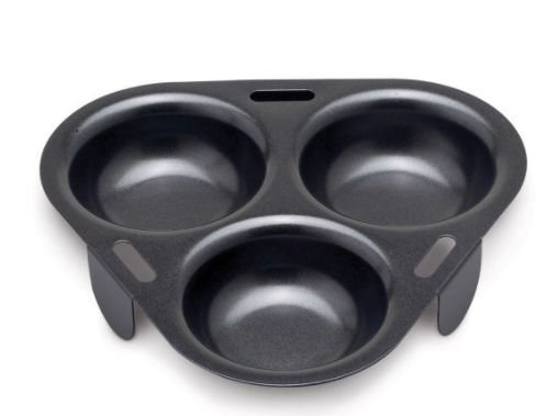 NON-STICK 3-EGG POACHER