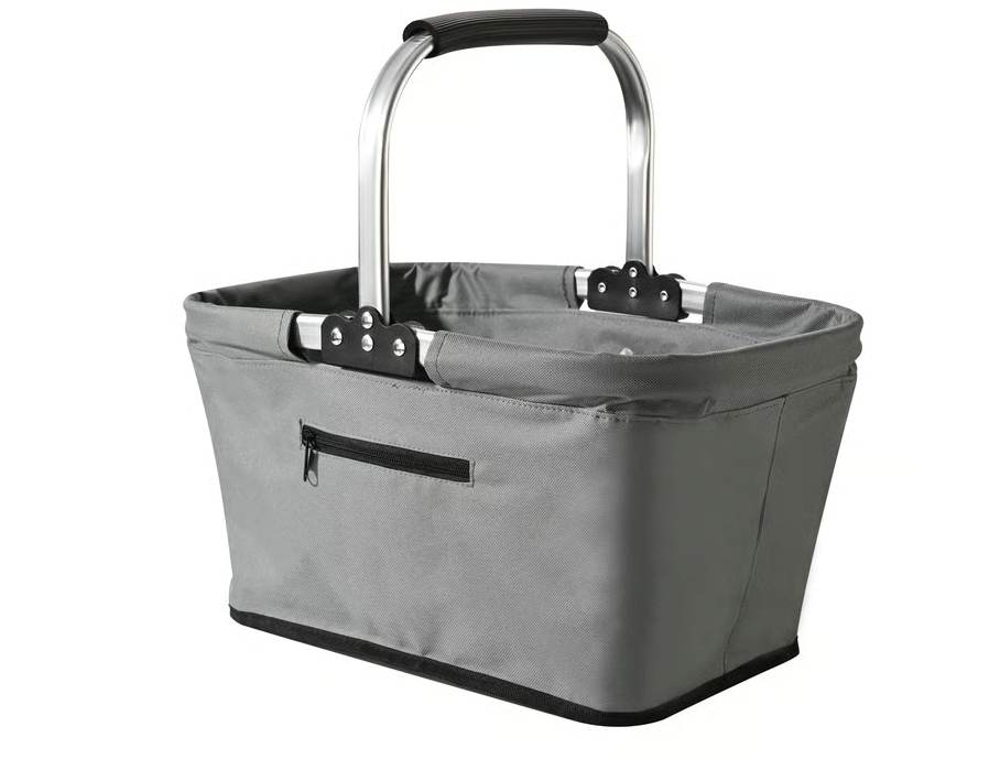 COLLAPSIBLE CANVAS MARKET BASKET