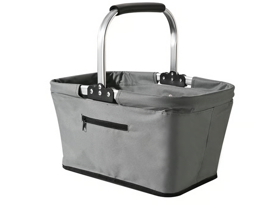 COLLAPSIBLE CANVAS MARKET BASKET
