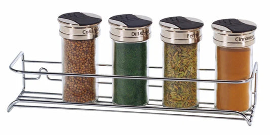 WALL MOUNT SPICE SHELF CHROME