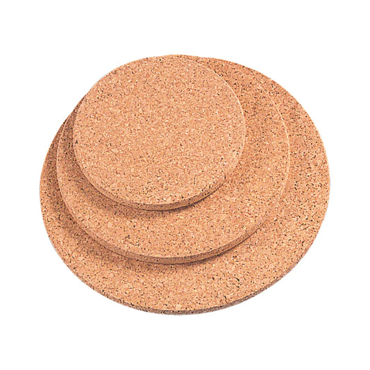 NATURAL CORK TRIVET 6"