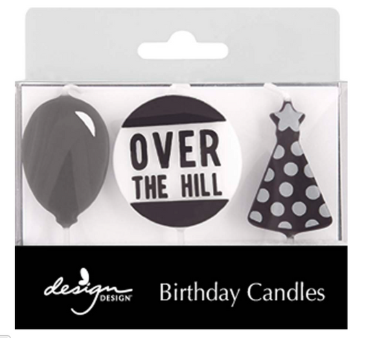 OVER THE HILL BIRTHDAY CANDLES