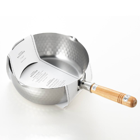 YUKIHIRA STAINLESS STELL POT HAMMERED FINISH - VARIETY