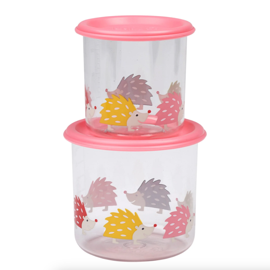 GOOD LUNCH SNACK SET 2LRG HEDGEHOG