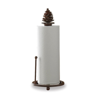 PINE CONE PAPER TOWEL HOLDER