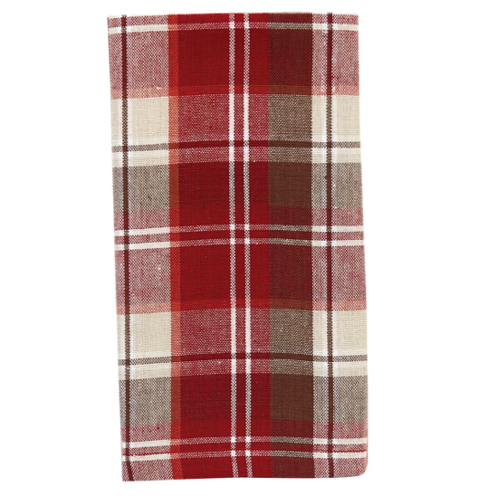 NAPKIN FIRESIDE PLAID