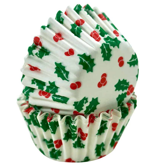 CUPCAKE LINERS CHRISTMAS 50CT