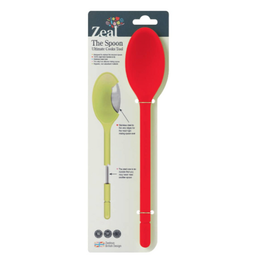 12" SILICONE TRADITIONAL COOK'S SPOON