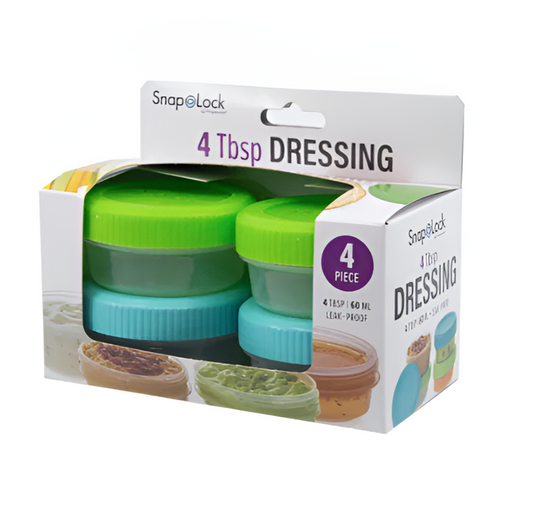 4 TBSP DRESSING CONTAINER S/4
