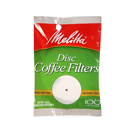 MELITTA PERCOLATOR DISC FILTERS 3.5" 100 CT