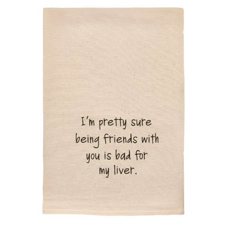 BEING FRIENDS FUNNY TOWEL