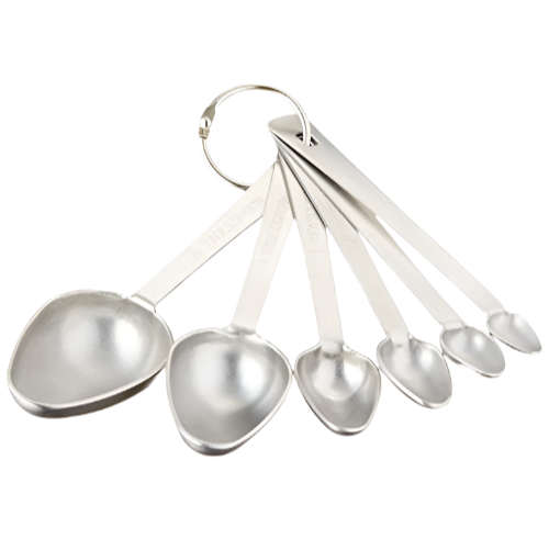 STAINLESS STEEL MEASURING SPOONS SET/6