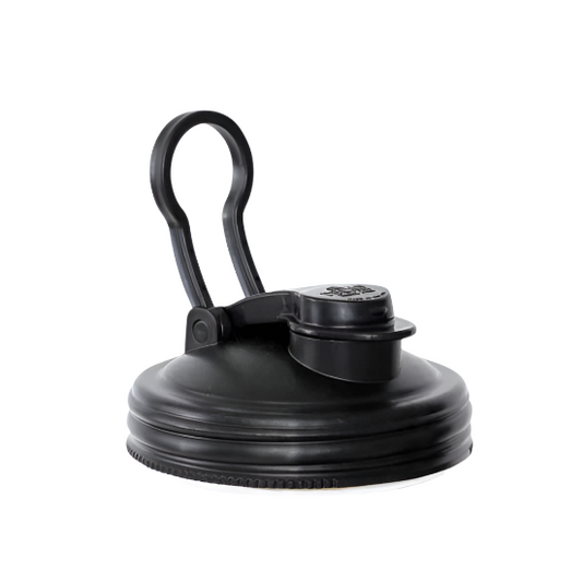 MASON JAR POUR CAP WIDE MOUTH BLK