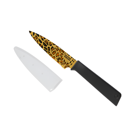 COLORI PARING KNIFE LEOPARD 4"