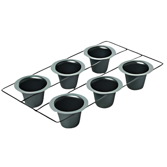 POPOVER PAN NONSTICK 6 CUP