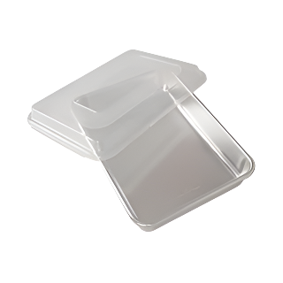 RECTANGULAR CAKE PAN W/LID 9X13
