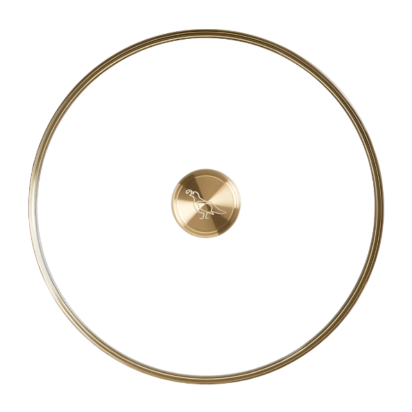 SMITHEY GLASS LID 12"