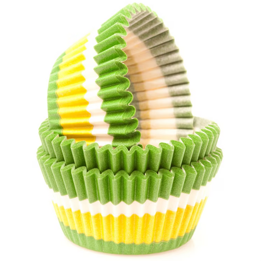 BAKING CUPS JUMBO GREEN SWIRL