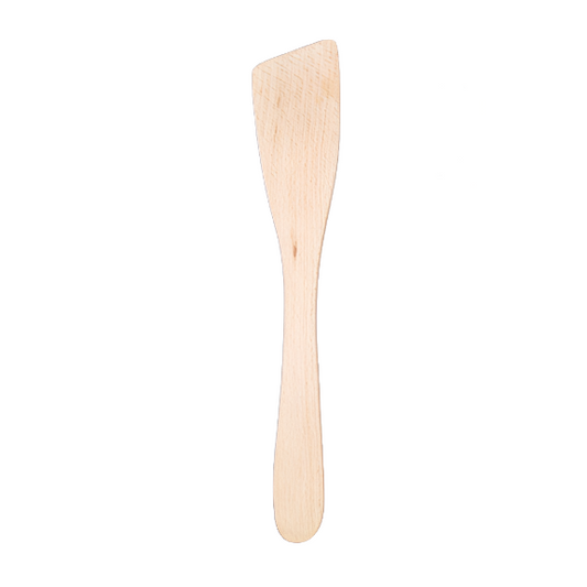 BEECHWOOD 12" EXTRA CURVED SPATULA W/BEVELED EDGE