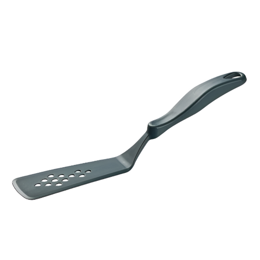 HIGH HEAT SILICONE PERFORATED TURNER 11.25" GRY