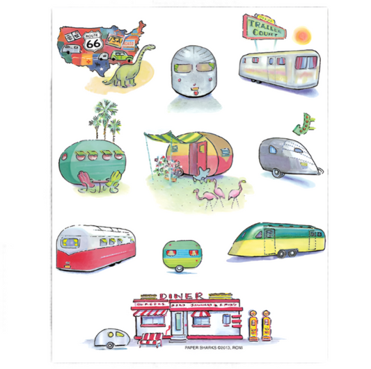 FLOUR SACK TOWEL TRAILERS