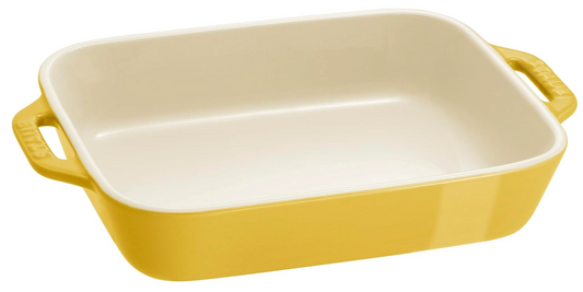 STAUB CERAMIC BAKING DISH 8"X6" CITRON