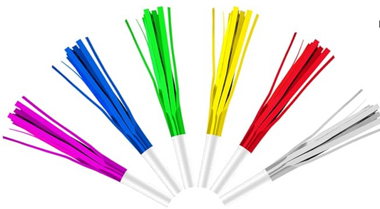 PARTY HORNS 6/PK