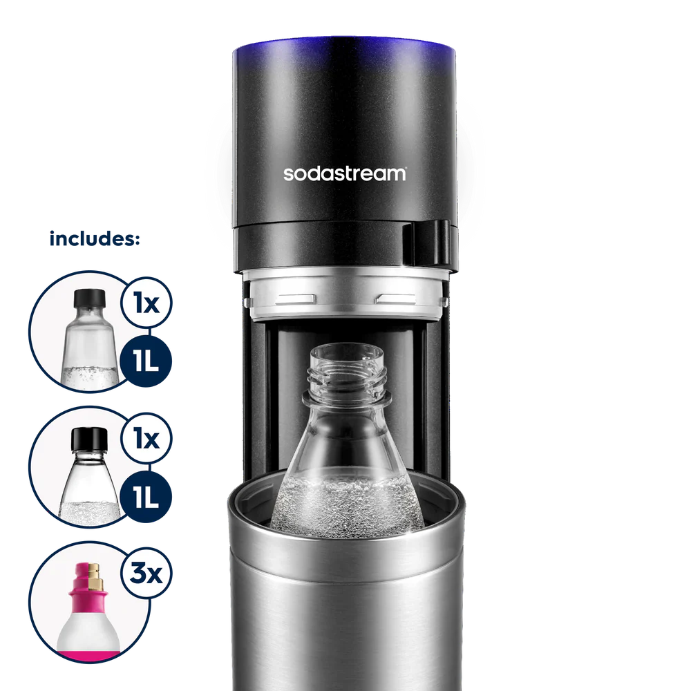 E-DUO AUTOMATIC SPARKLING WATER MAKER