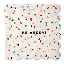 LUNCHEON NAPKINS BE MERRY