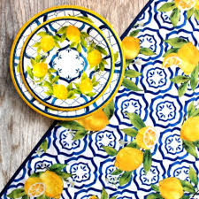 69"X98" TABLECLOTH LEMON