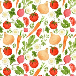 VEGGIE HERB TEA TOWEL