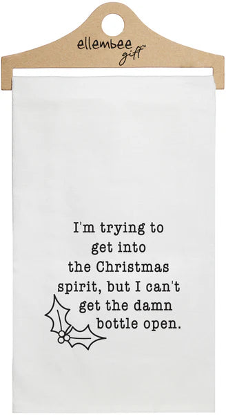 FUNNY TOWEL XMAS SPIRIT