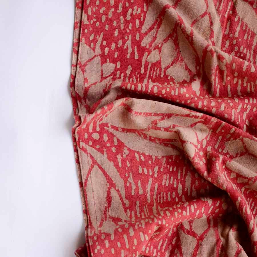 Floral Block Print Table Runner - Rosette