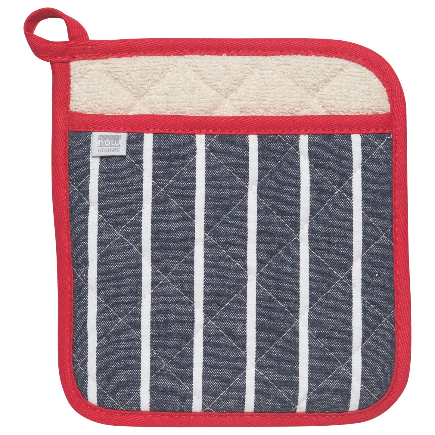 POT HOLDER BUTCHER STRIPE