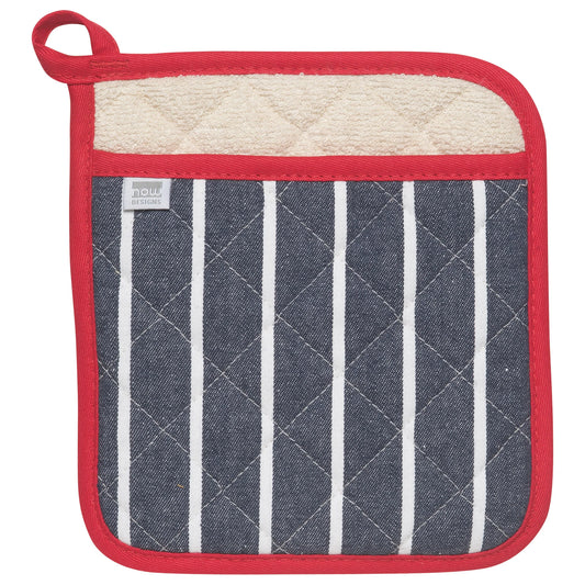 POT HOLDER BUTCHER STRIPE