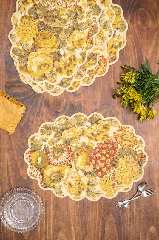 Autumn Gathering Quilted Placemat-Harvest
