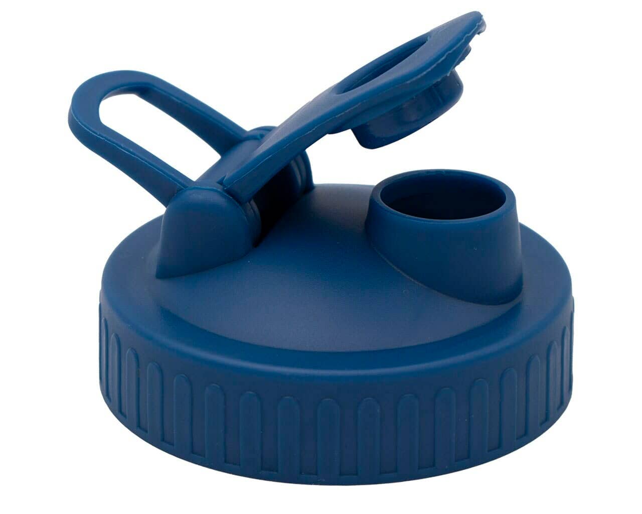 Pour & Store Shaker/Carry Loop for Mason Jars: Deep blue with Regular mouth jar