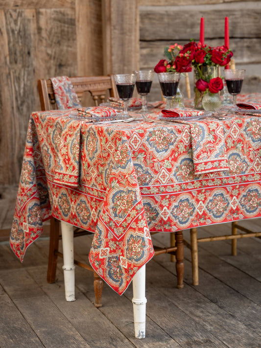 Timeless Tapestry Tablecloth - Red: 60X90
