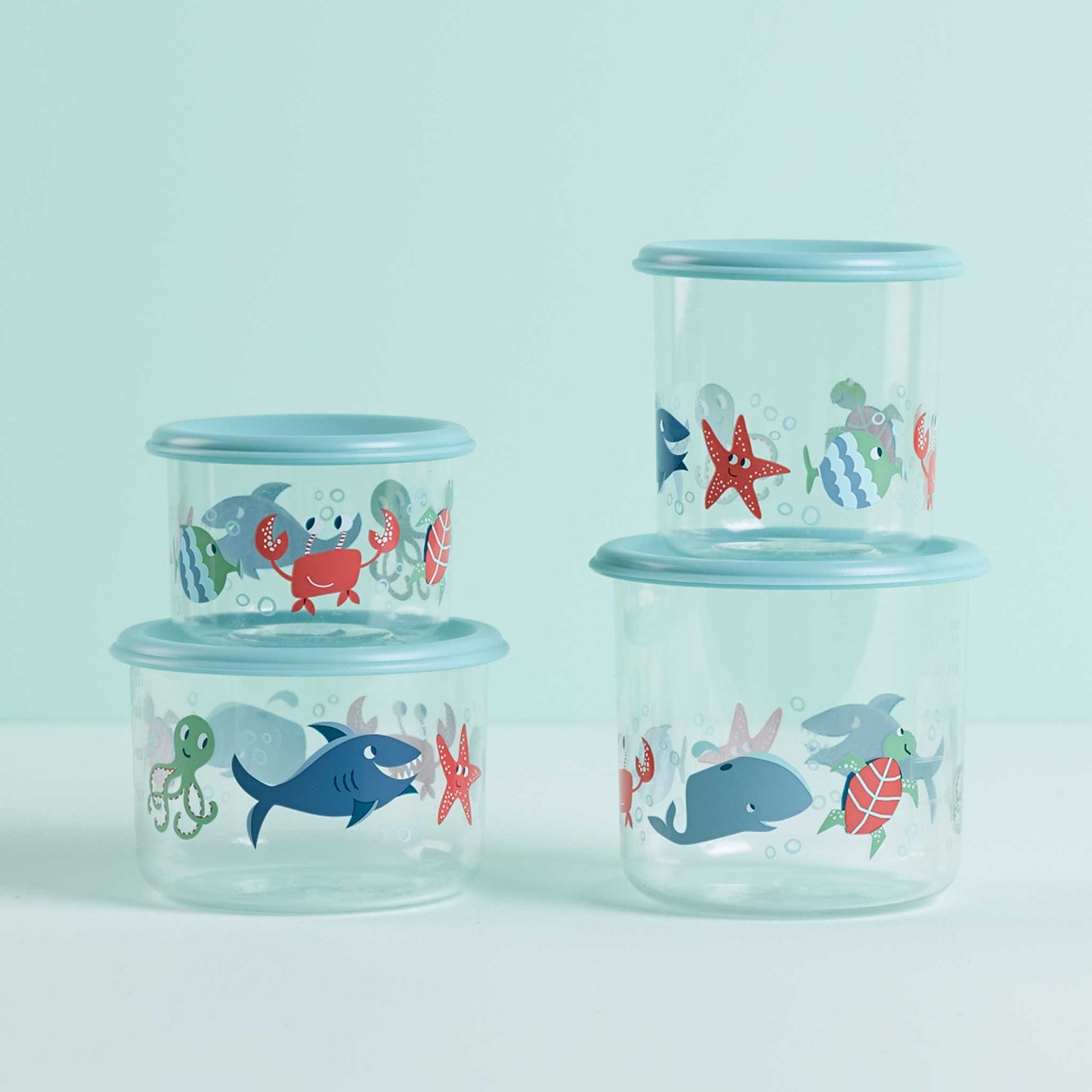 GOOD LUNCH SNACK CONTAINERS OCEAN SMALL